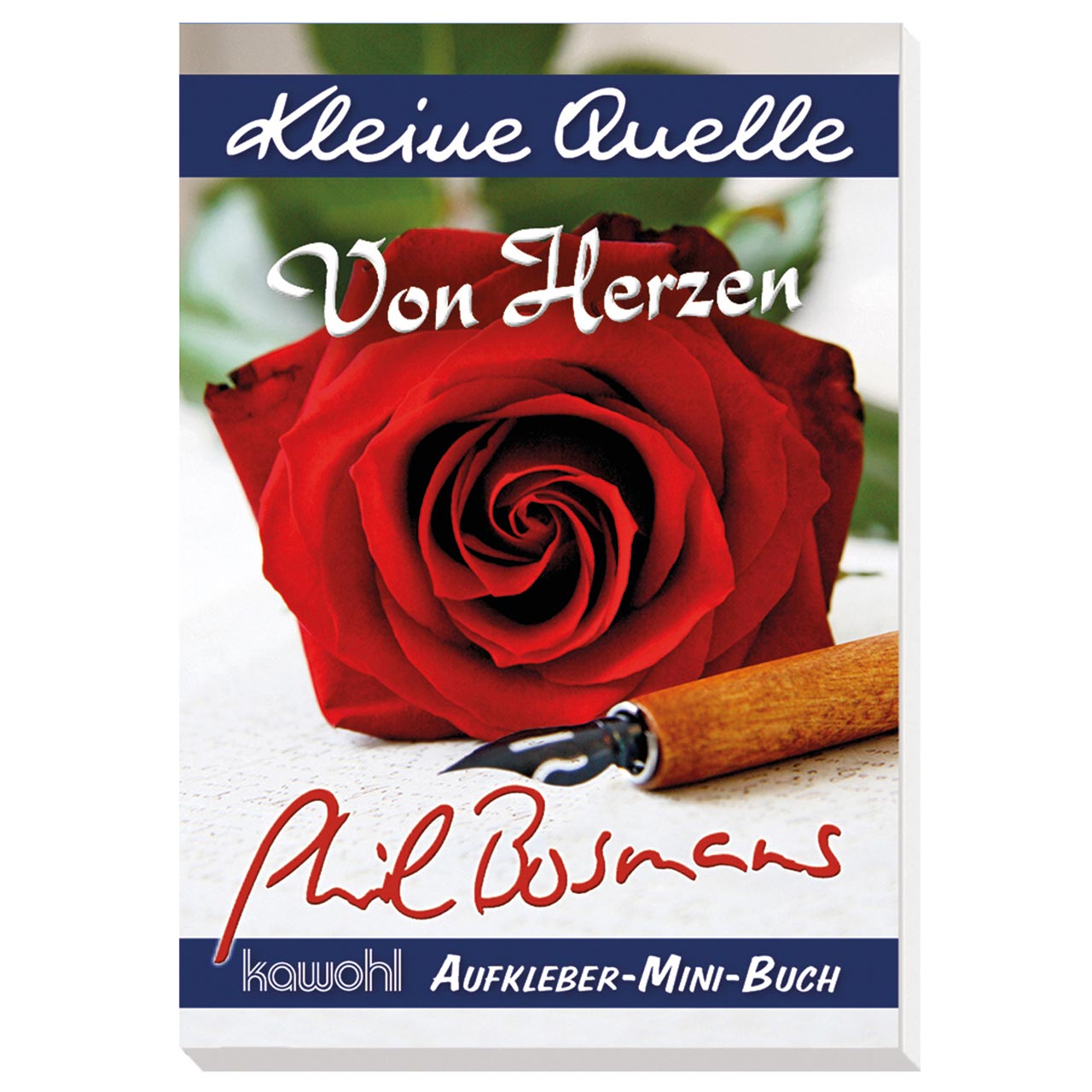 Von Herzen Aufkleberbuch - Von Herzen - rote Rose