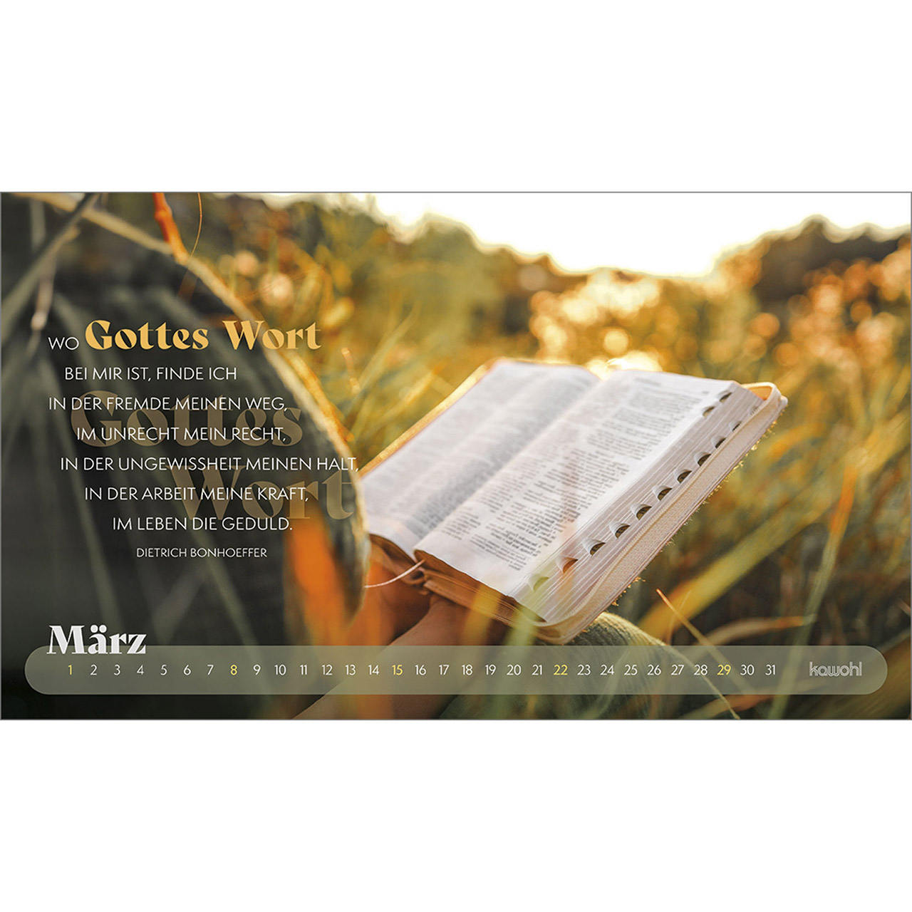 Postkartenkalender - Abenteuer - Mit Gott unterwegs 2026