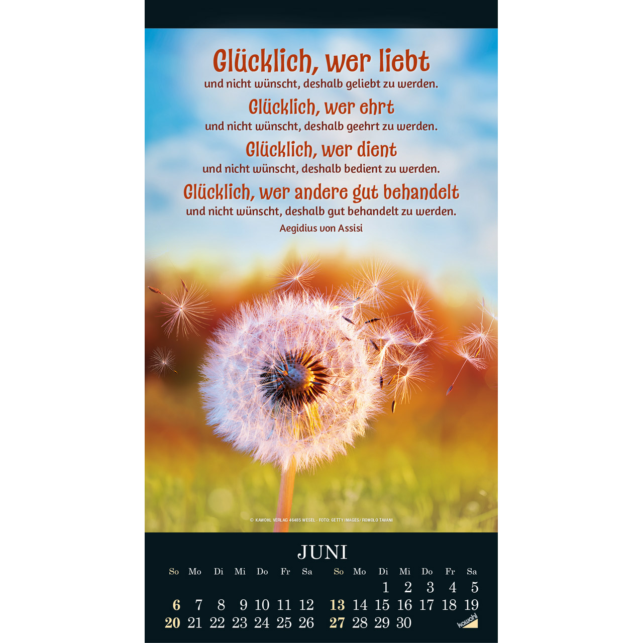 Wandkalender - Die Wunder deiner Werke 2027