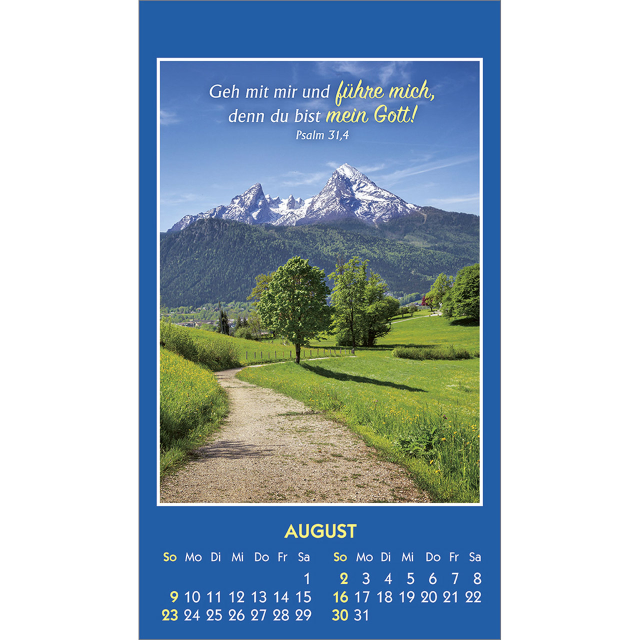 Aufkleberkalender - Gottes Wort - Licht für den Tag 2026