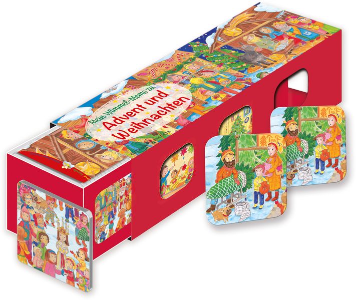Memo-Spiel - Mein Wimmel-Memo zu Advent und Weihnachten