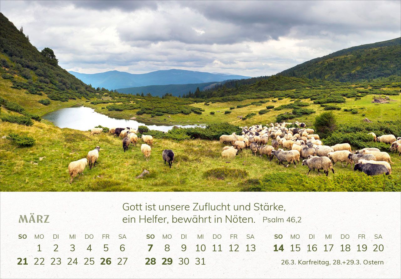 Panoramakalender - Mini-Panorama-Kalender 2027