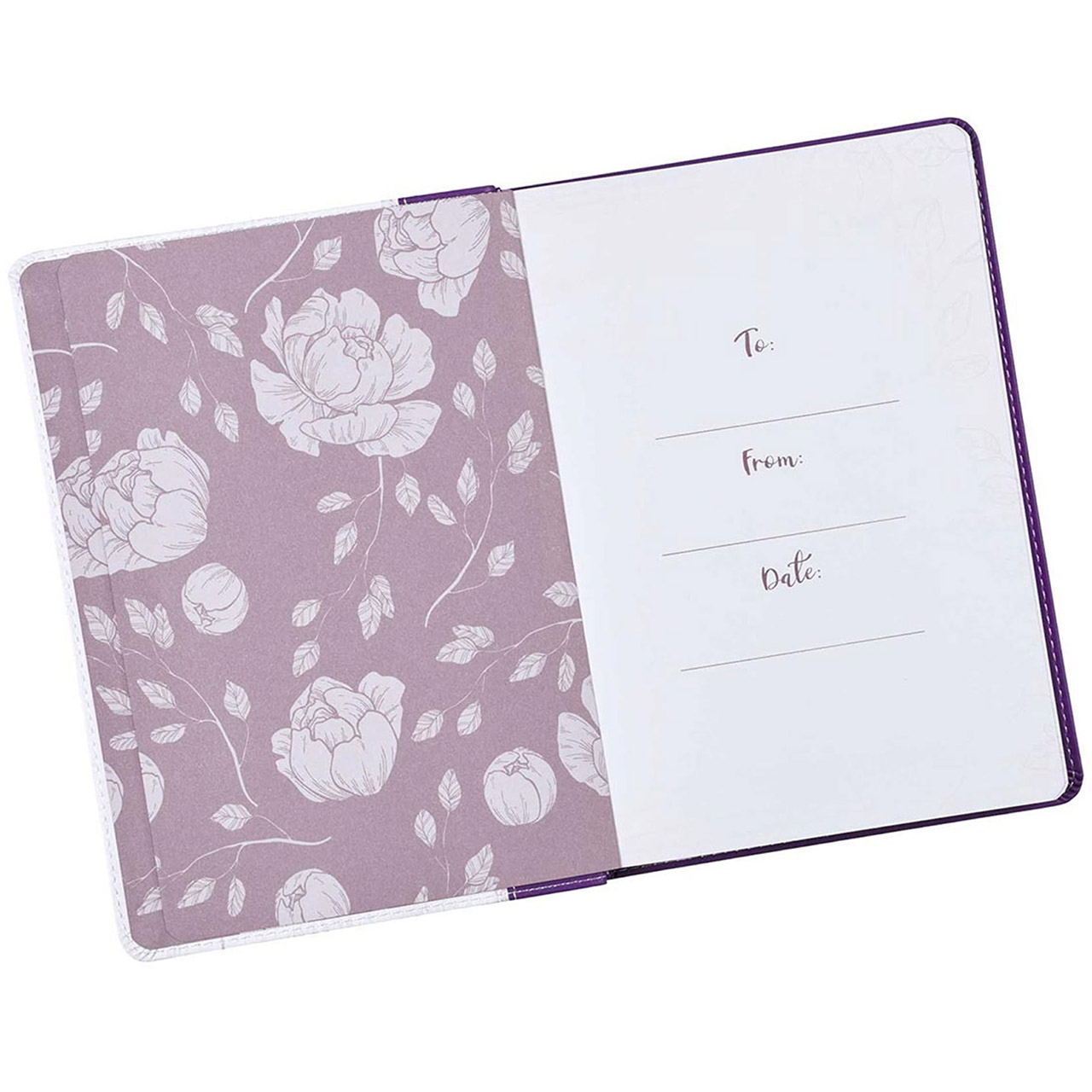 Notizbuch - His mercies are new every morning - Pfingstrosen