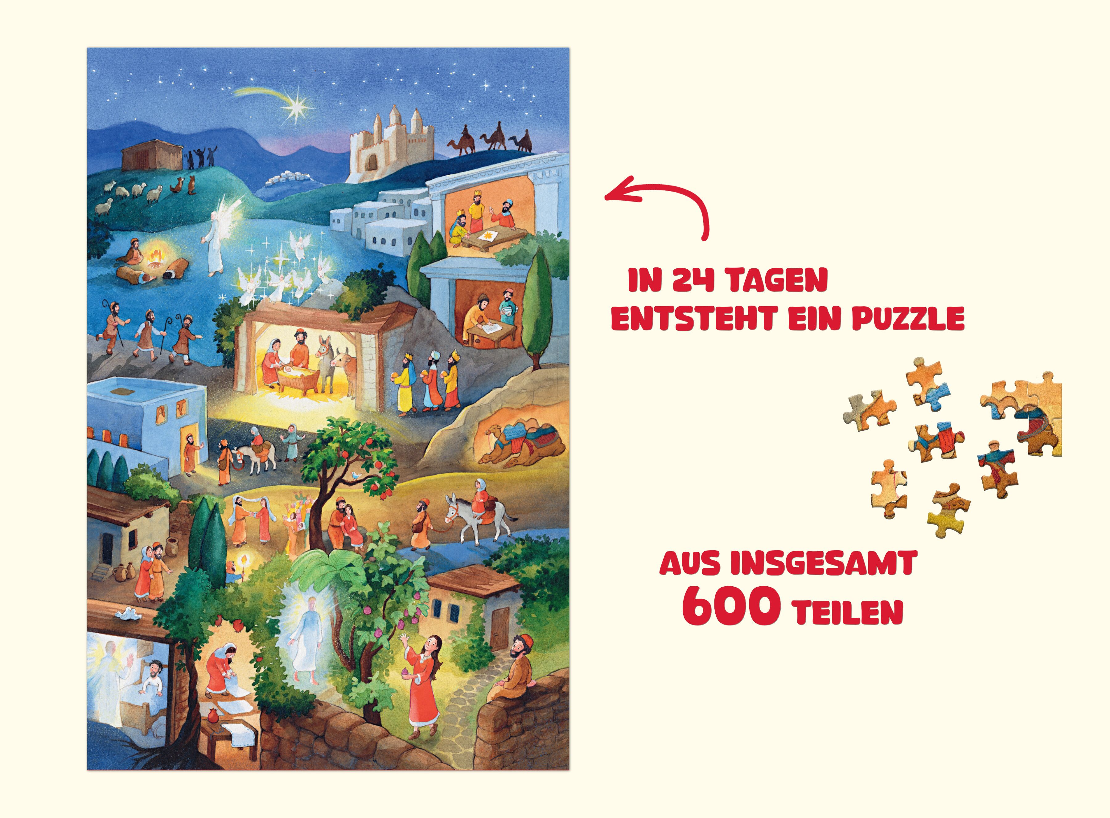 Adventskalender - Mein großer Puzzle-Adventskalender