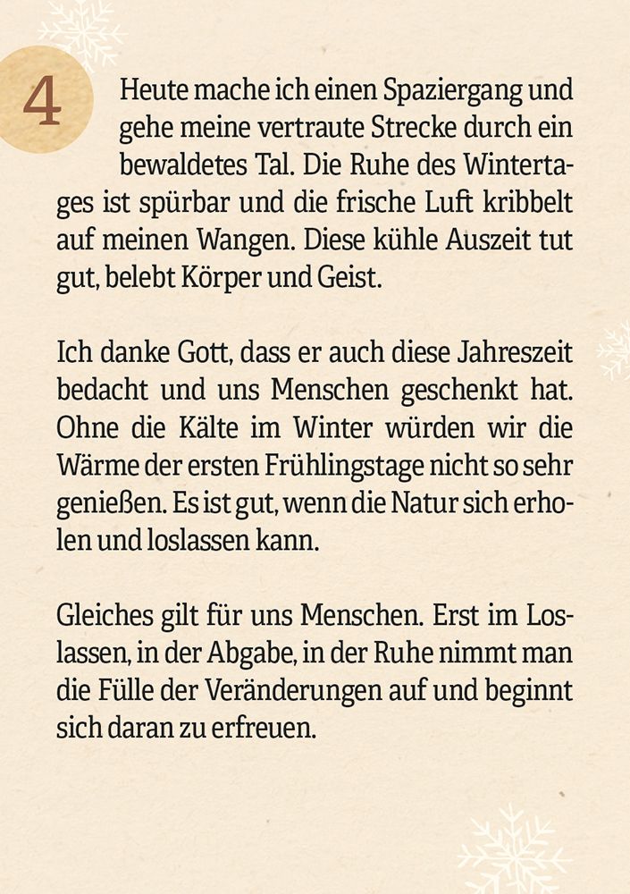 Adventskalender - 24 Lichtmomente in der Weihnachtszeit
