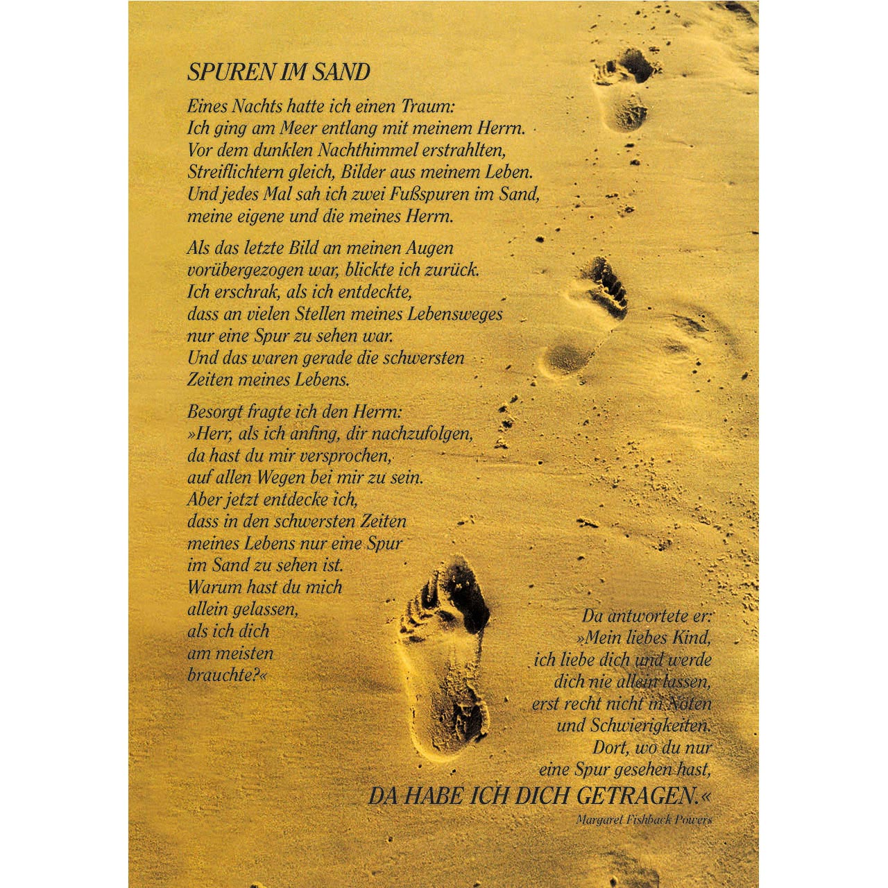 Spuren im Sand