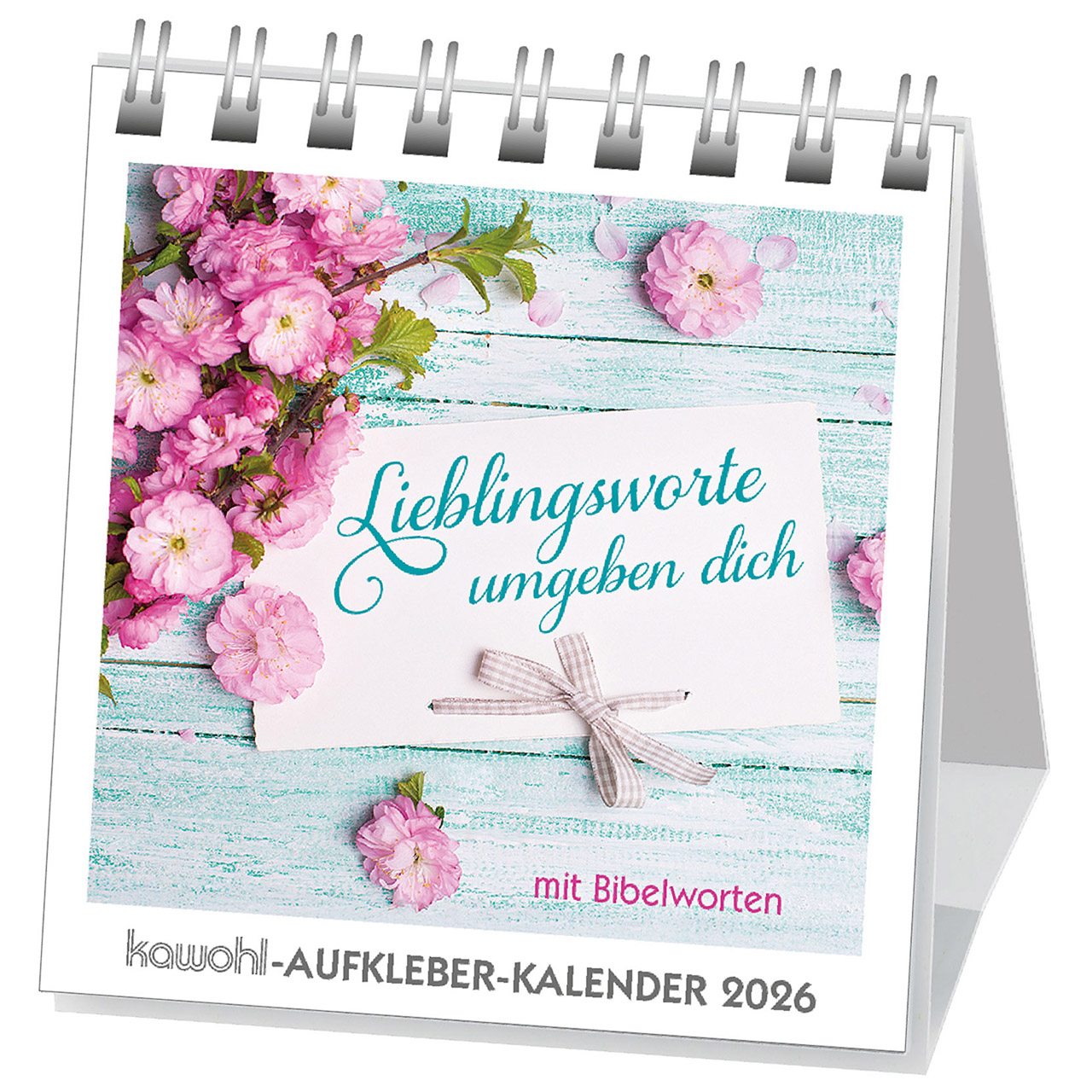 Lieblingsworte umgeben dich 2026 Aufkleberkalender - Lieblingsworte umgeben dich 2026