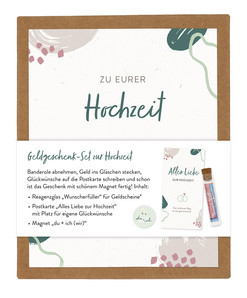 Geschenkverpackung - Geldgeschenk-Set Zu eurer Hochzeit