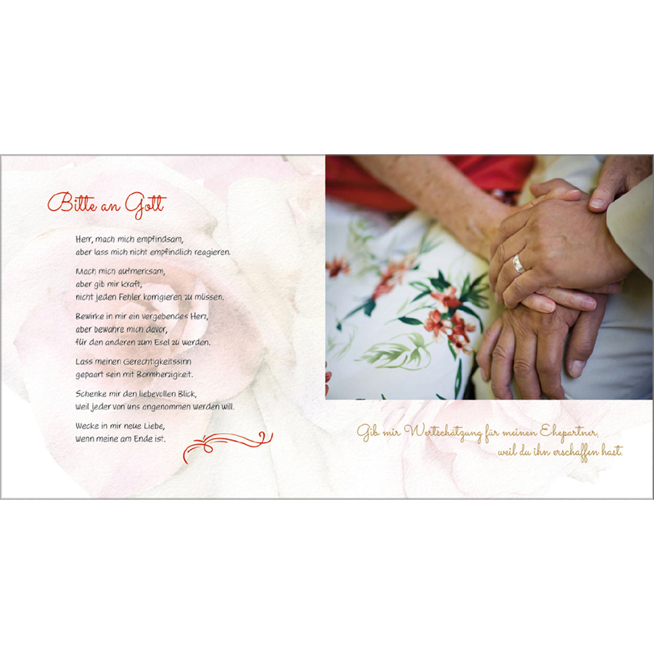 Geschenkbuch - Zur goldenen Hochzeit - Rosen