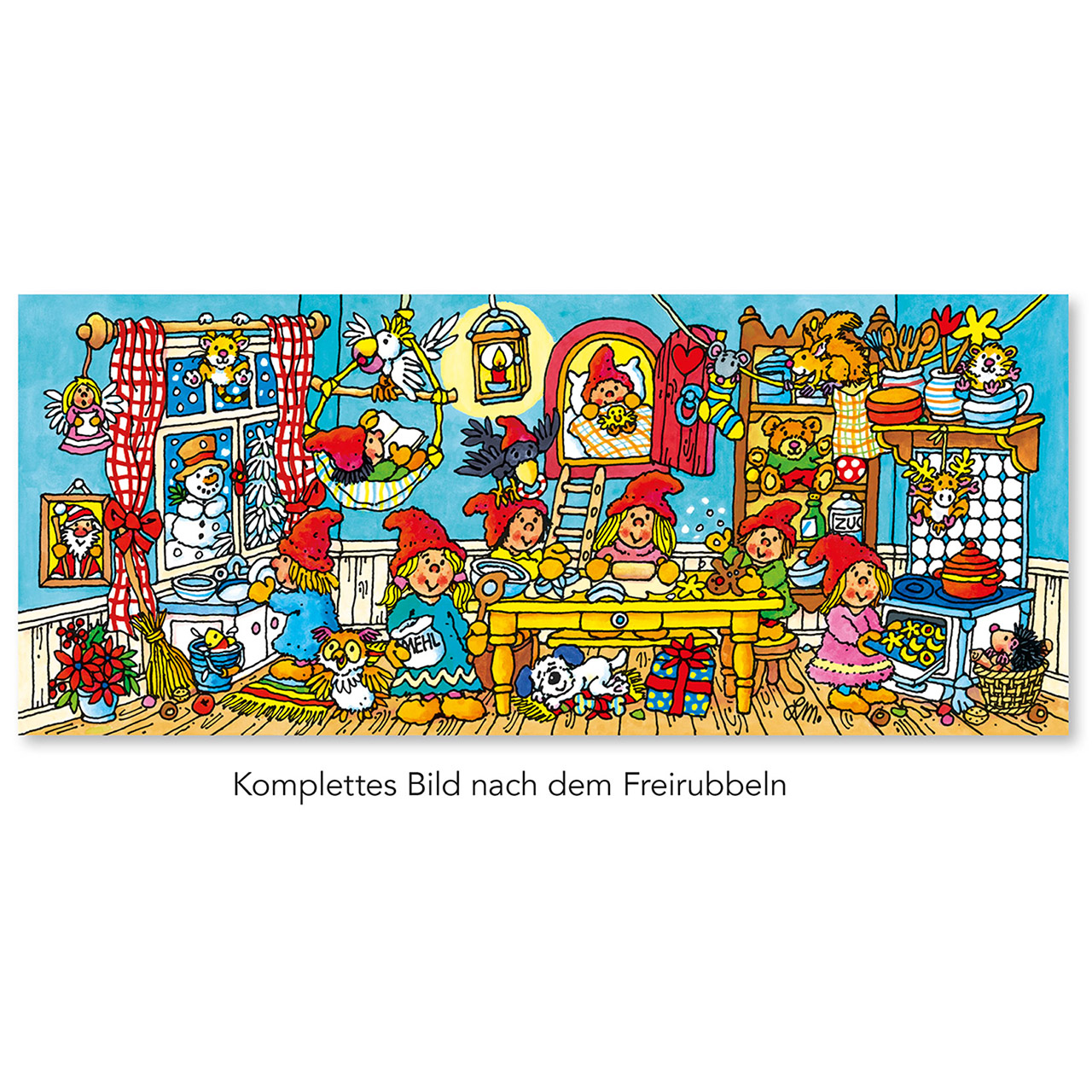 Tasse - Adventskalender-Tasse: Wichtelstube - Wichtelstube Backstube