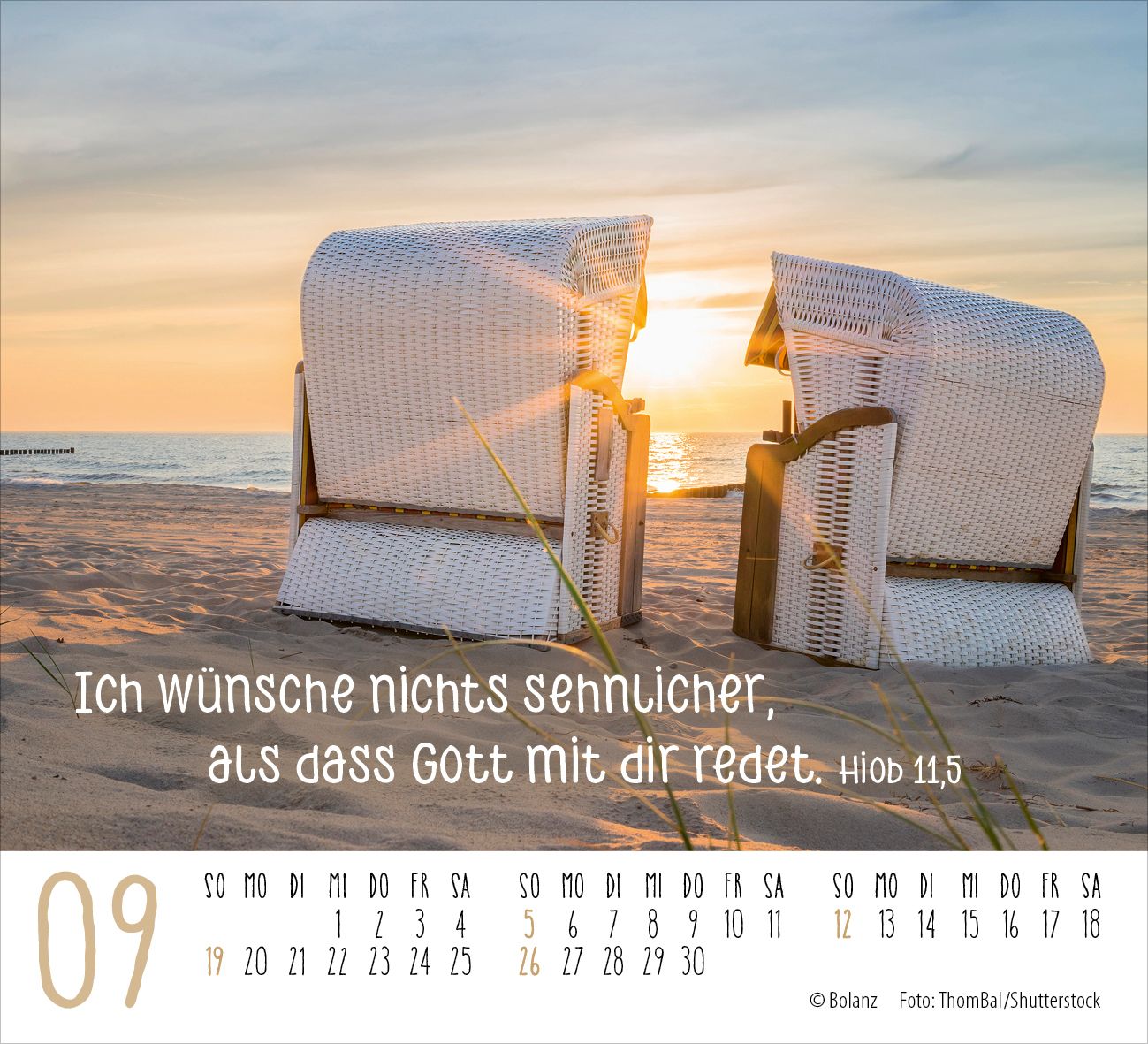 Aufstellkalender - Atempause 2027 Minikalender