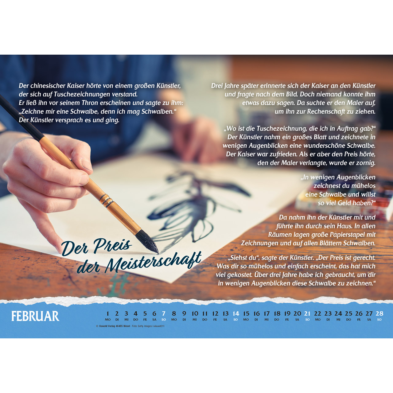 Wandkalender - Über das Leben 2027