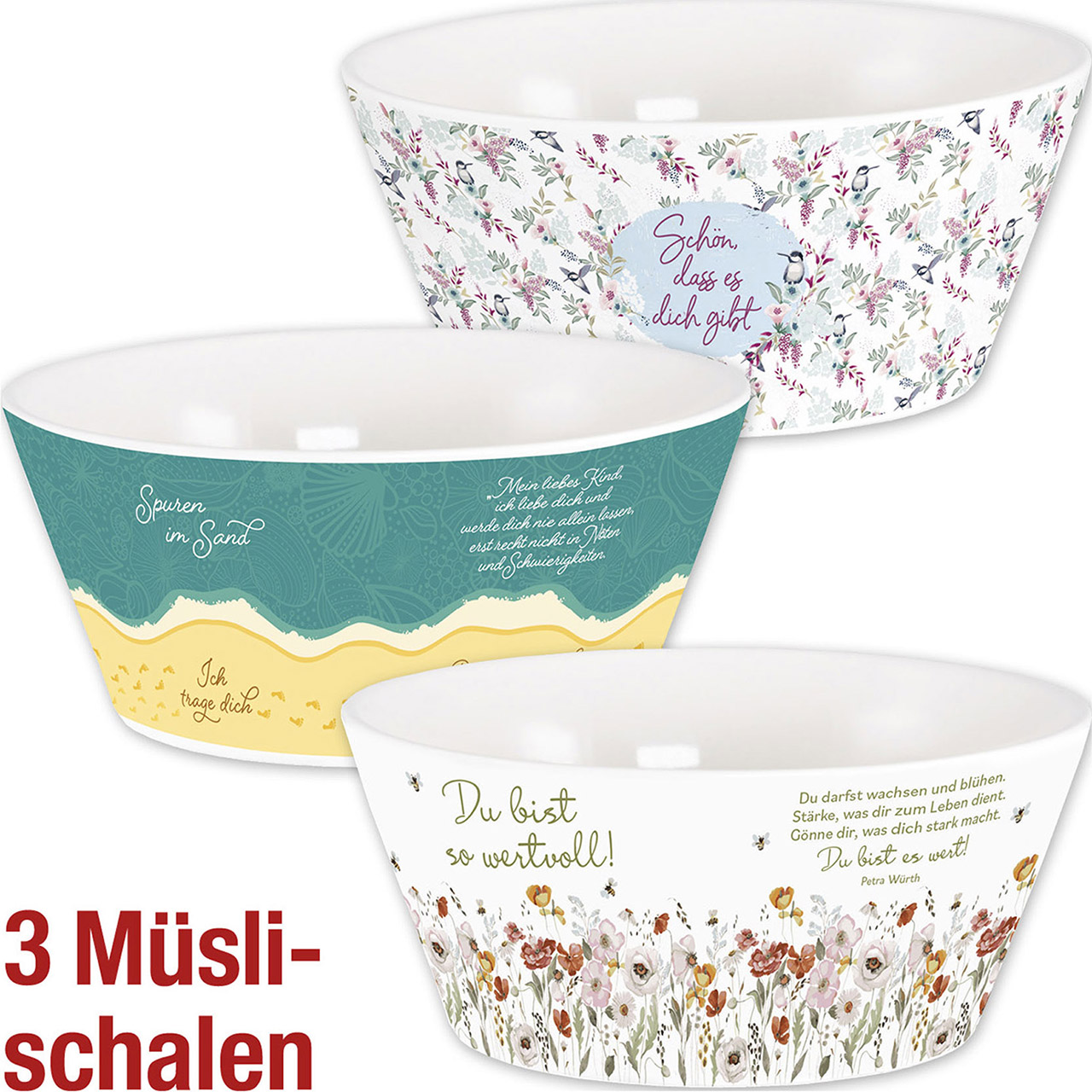 Spar-Paket: Müslischalen