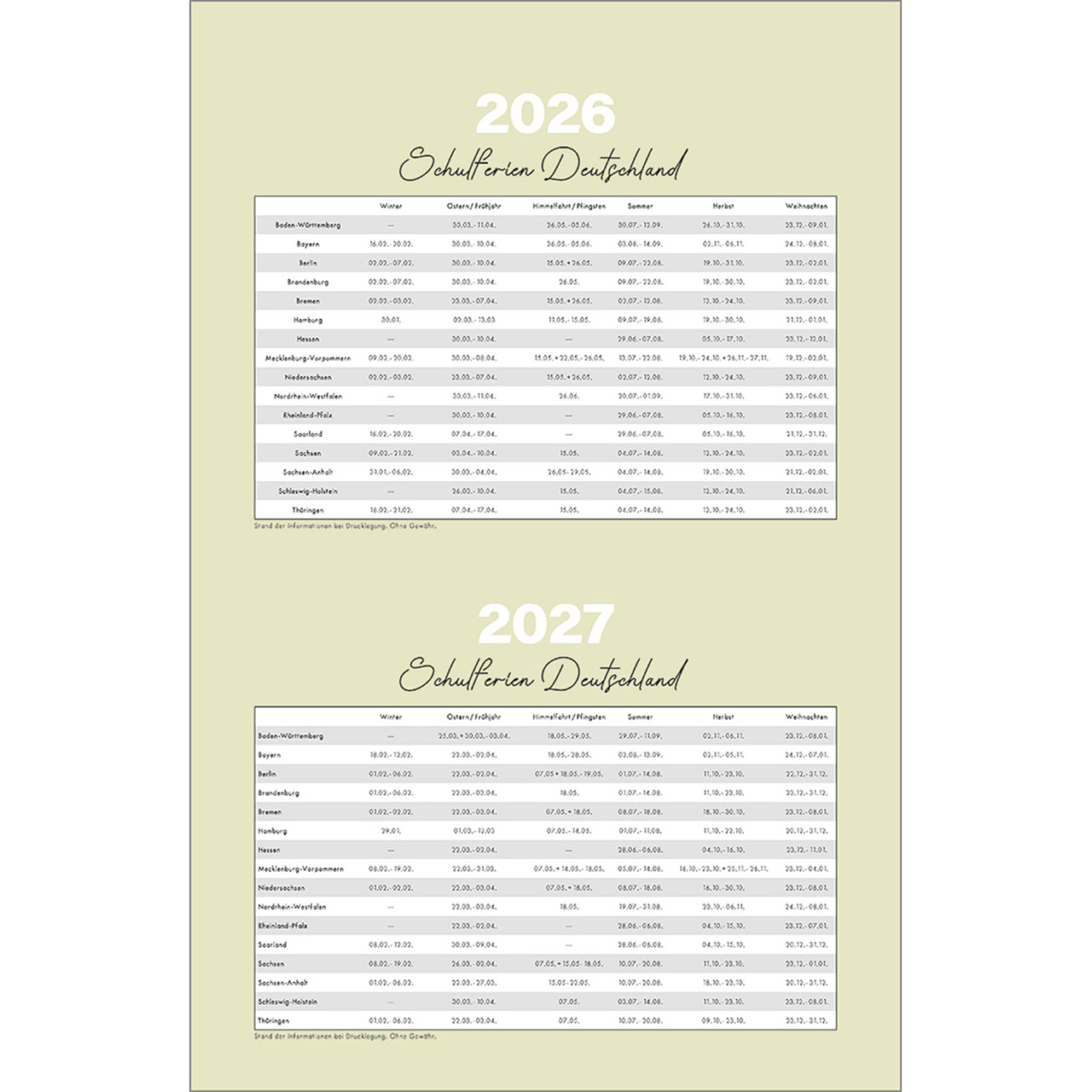 Terminkalender - Familienplaner 2026
