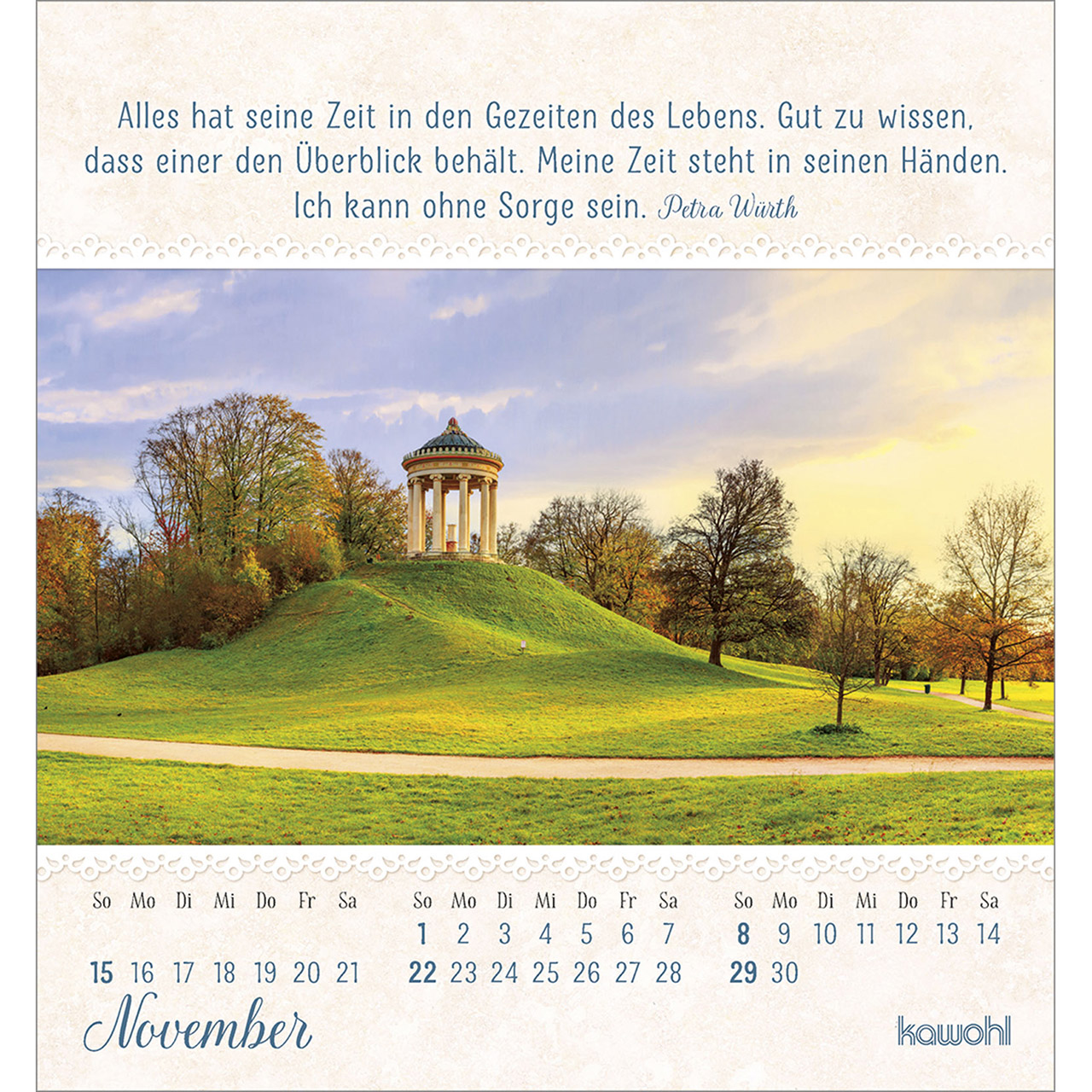 Tischkalender - Von Herzen ein gutes Jahr 2026