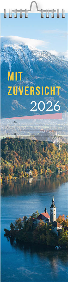 Mit Zuversicht 2026 - Streifenkalender
