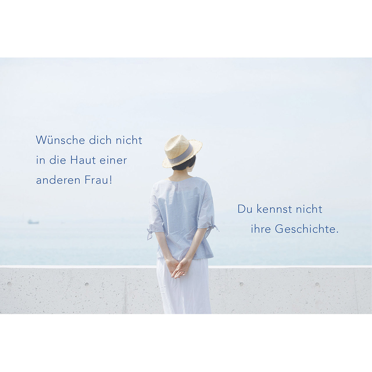 Aufstellbuch - Wunderbar! Du bist eine Frau - Frau mit Hut
