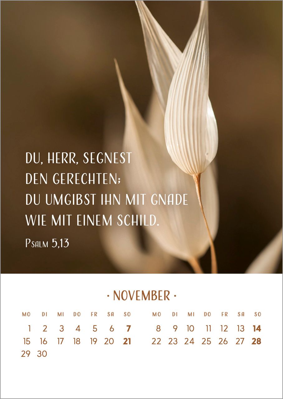 Tischkalender - Zarte Blumengrüße 2027