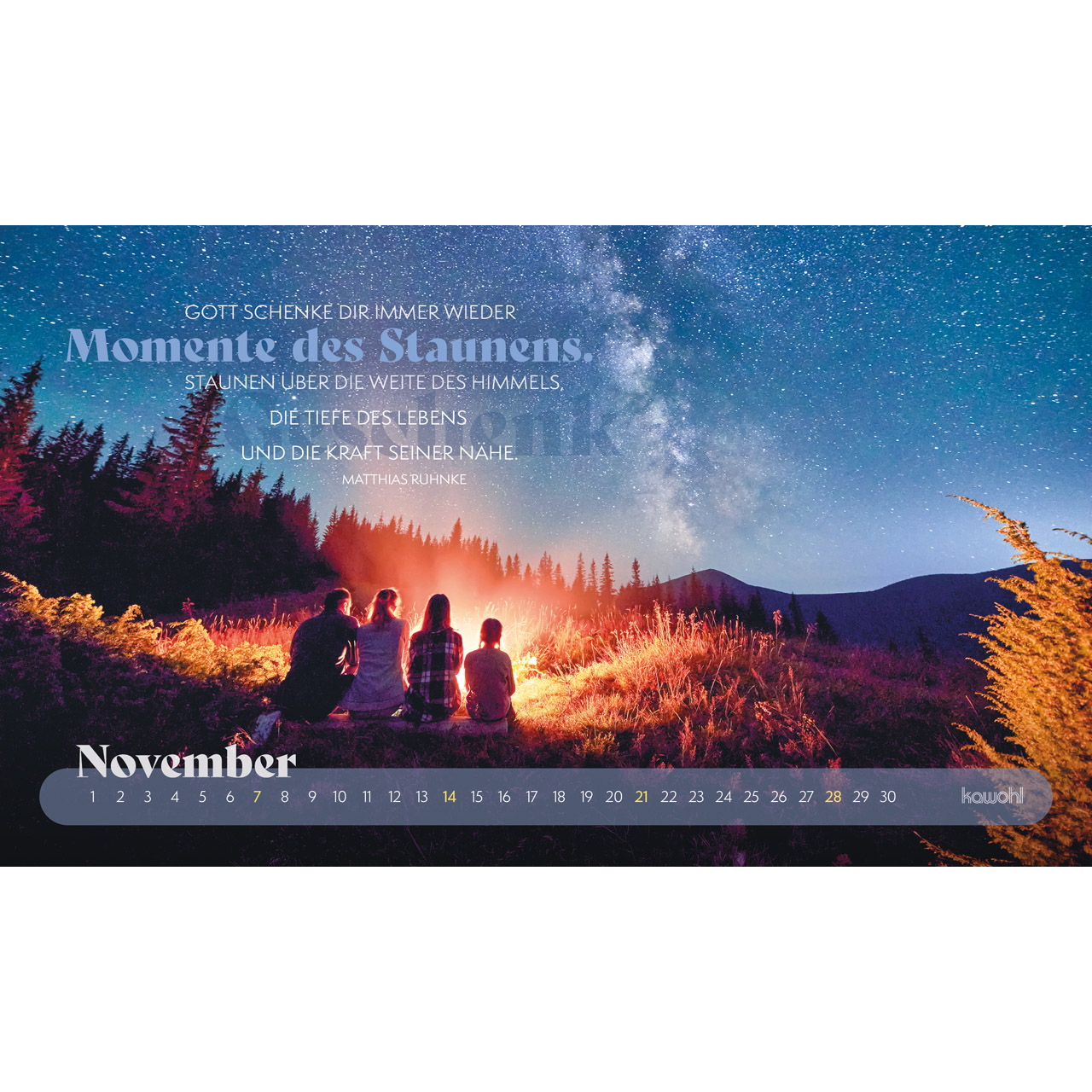 Postkartenkalender - Abenteuer - Mit Gott unterwegs 2027