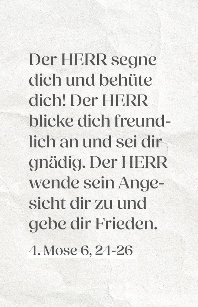 Karte - Zuversicht - Segen zum Mitnehmen