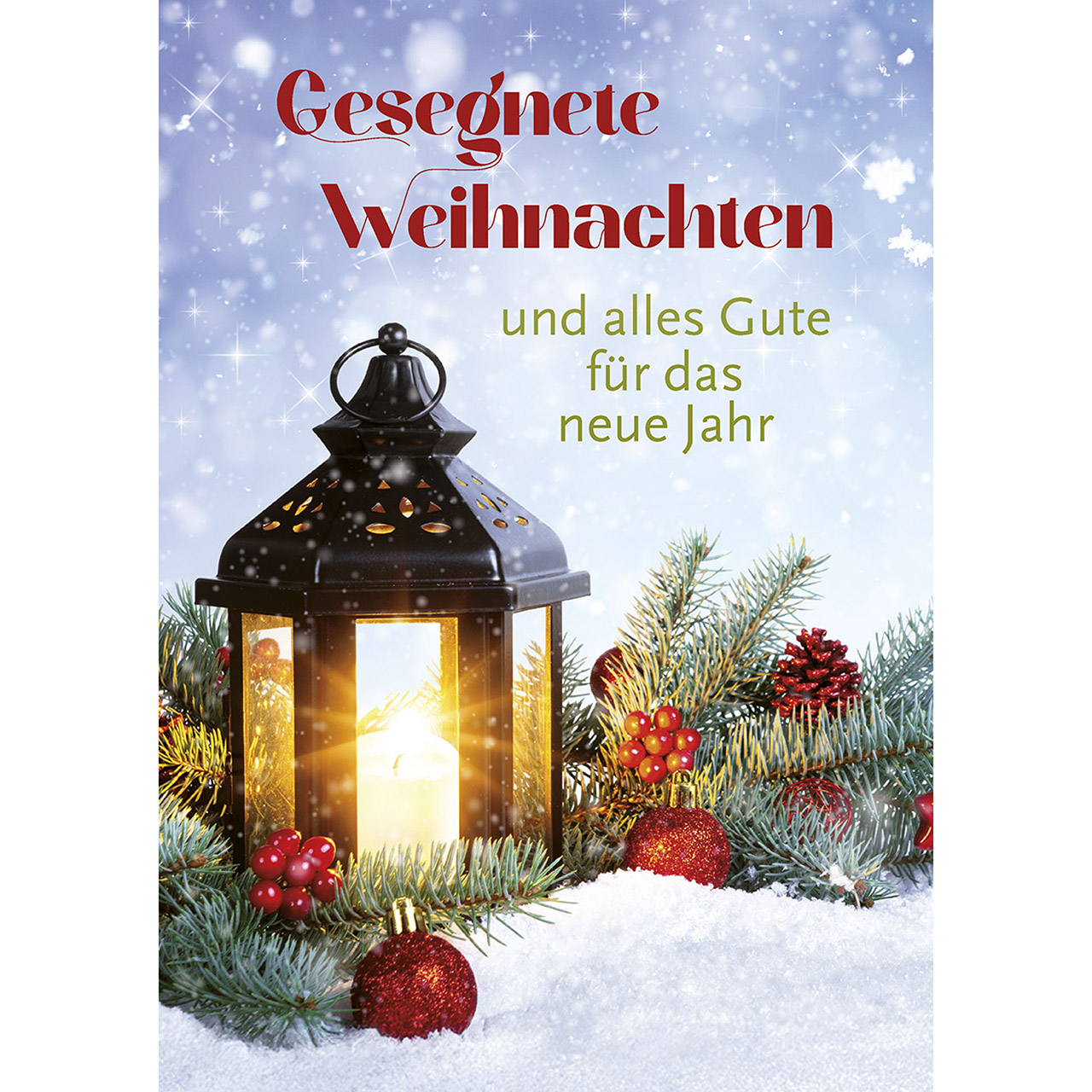 Gesegnete Weihnachten und alles Gute für das neue Jahr