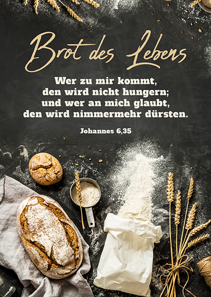 Postkarte - Postkarte 'Brot des Lebens'