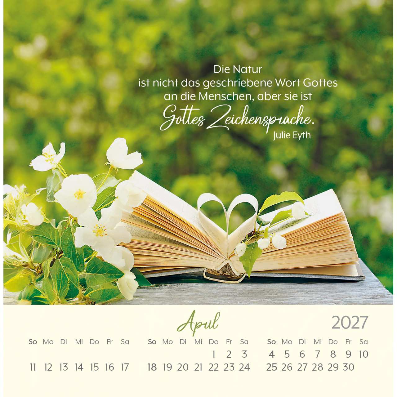 Postkartenkalender - Herzenswünsche 2027
