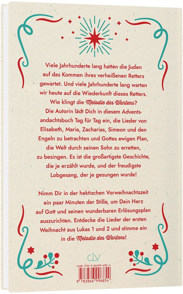 Buch - Melodie des Wartens - Buch Stern Muster