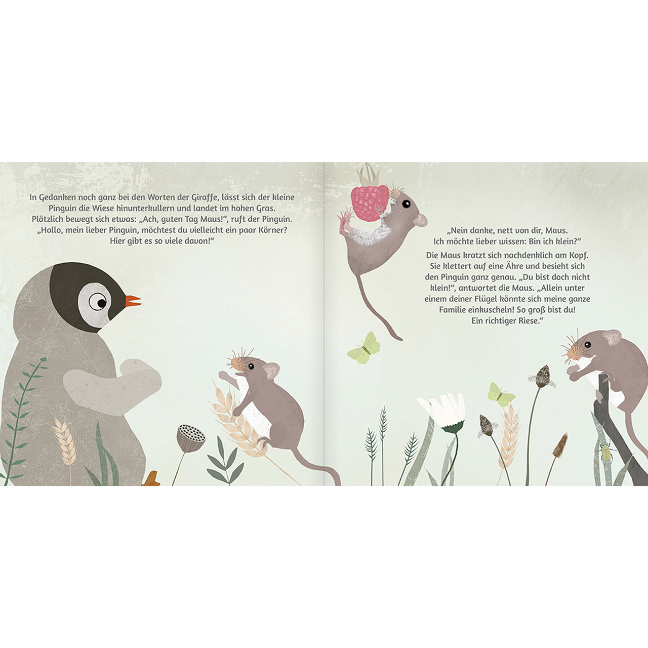 Geschenkbuch - Du bist einfach wunderbar, so wie du bist - Pinguin Maus Rehkitz Schnecke Hummel