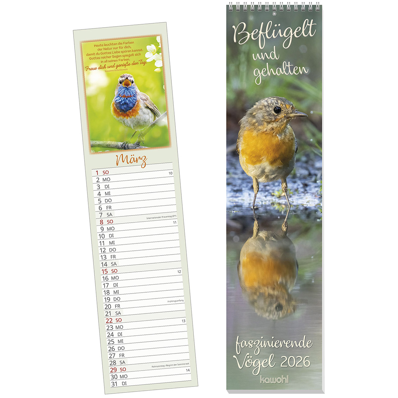 Beflügelt und gehalten 2026 Terminkalender - Beflügelt und gehalten 2026