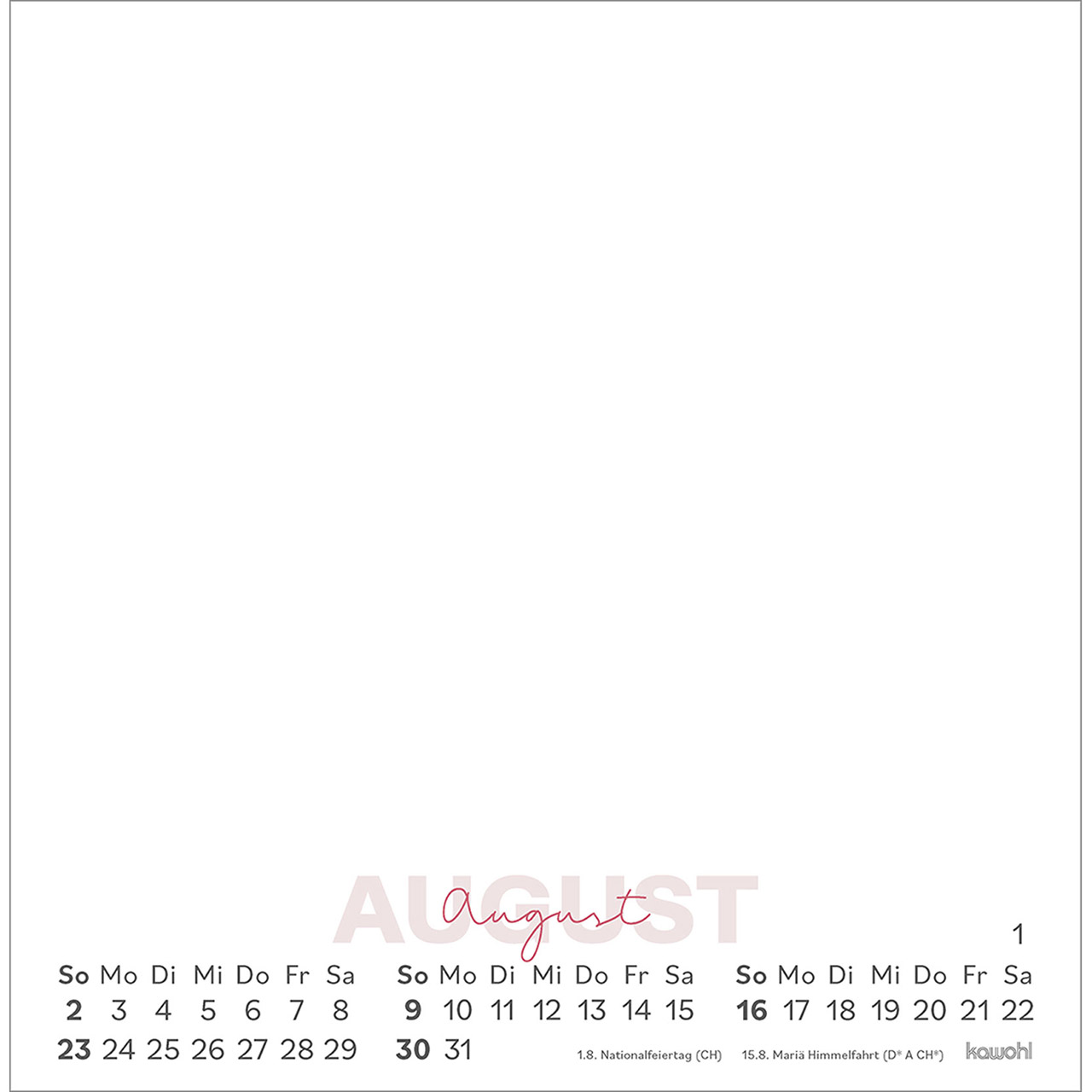 Tischkalender - Einblicke 2026