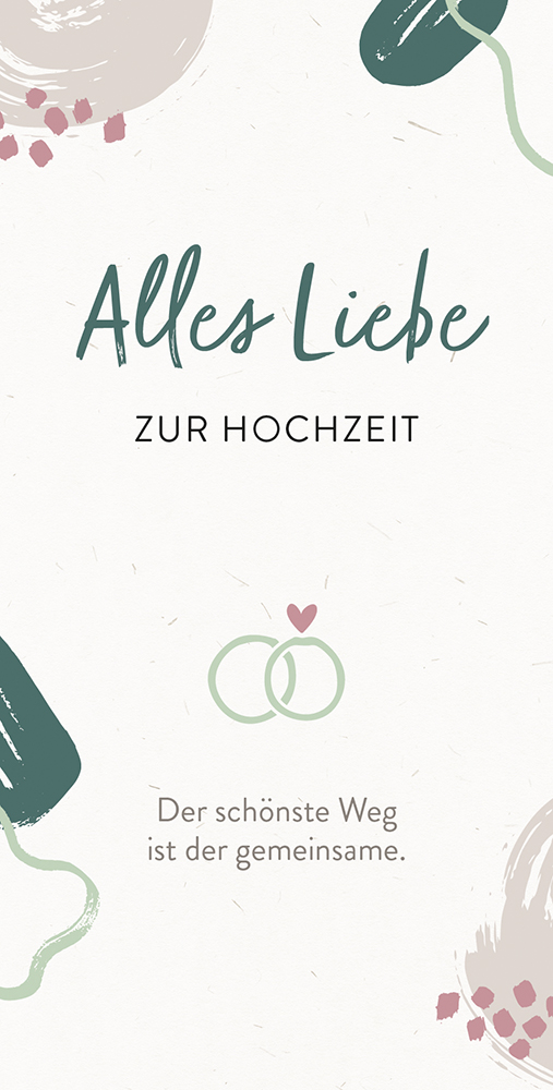 Geschenkverpackung - Geldgeschenk-Set Zu eurer Hochzeit