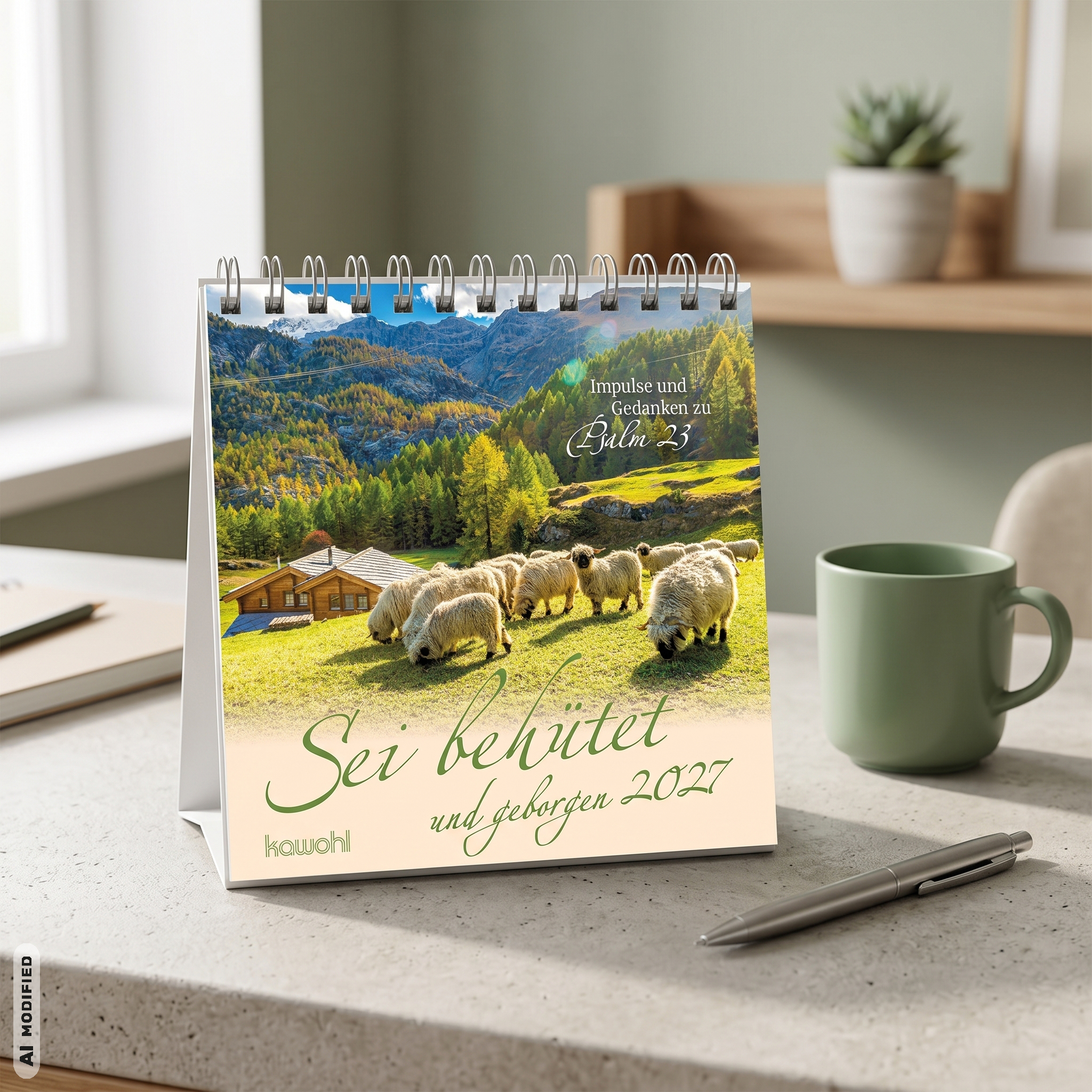 Aufstellkalender - Sei behütet und geborgen 2027