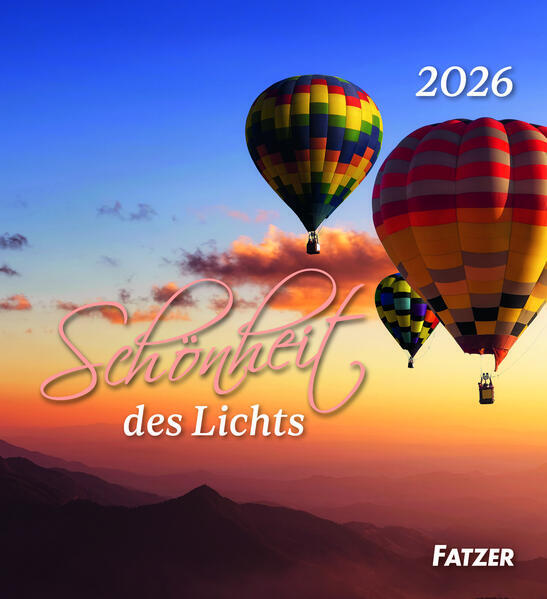 Aufstellkalender - Schönheit des Lichts 2026