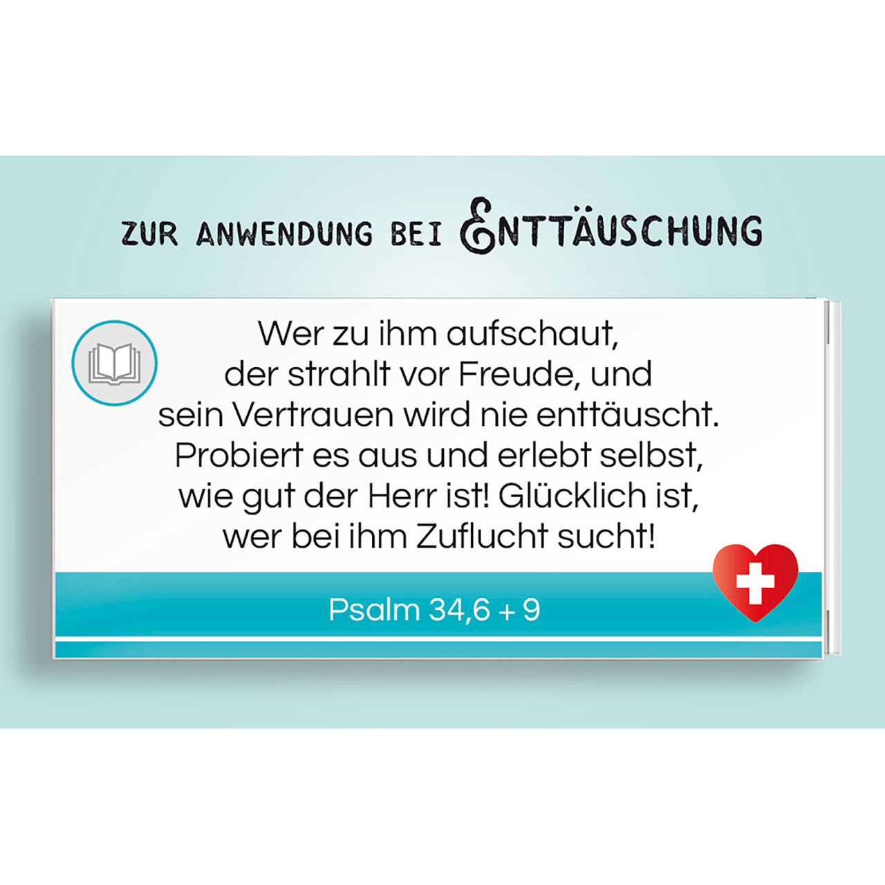 Karten-Box Kunststoff - Erste-Hilfe-Koffer - Koffer Kreuz Herz