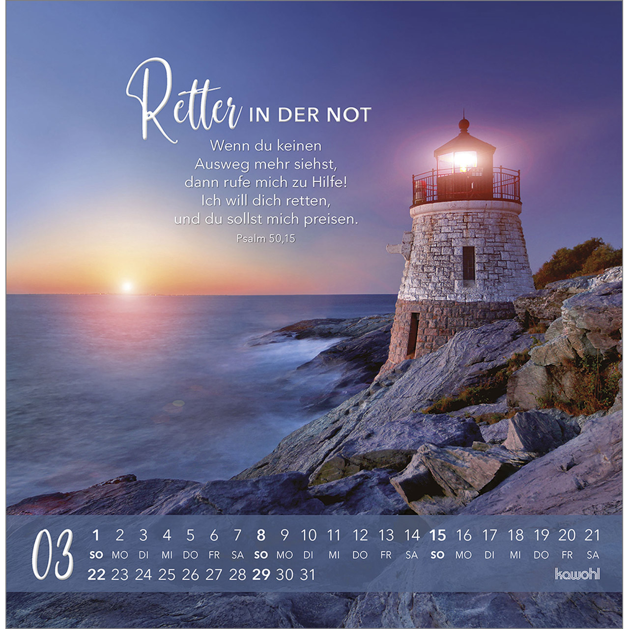 Postkartenkalender - Die Liebe bleibt bestehn 2026