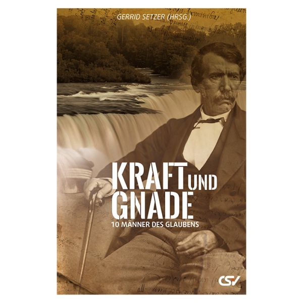 Buch - Kraft und Gnade - Wasserfall Mann Stock