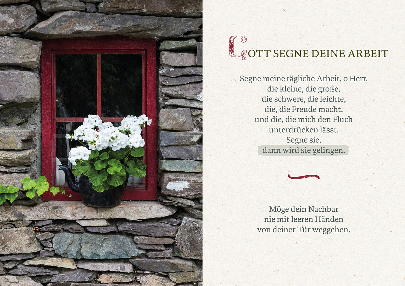 Grußheft - Gott segne den Weg, auf dem du gehst