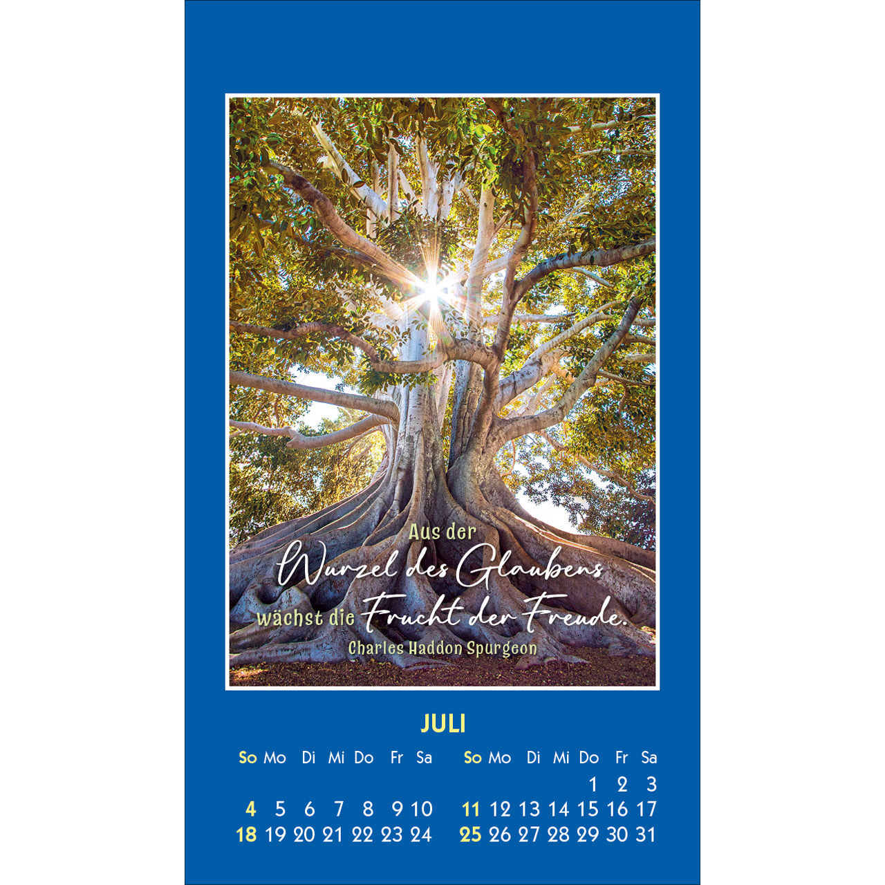 Aufkleberkalender - Ein gutes Wort für Dich 2027