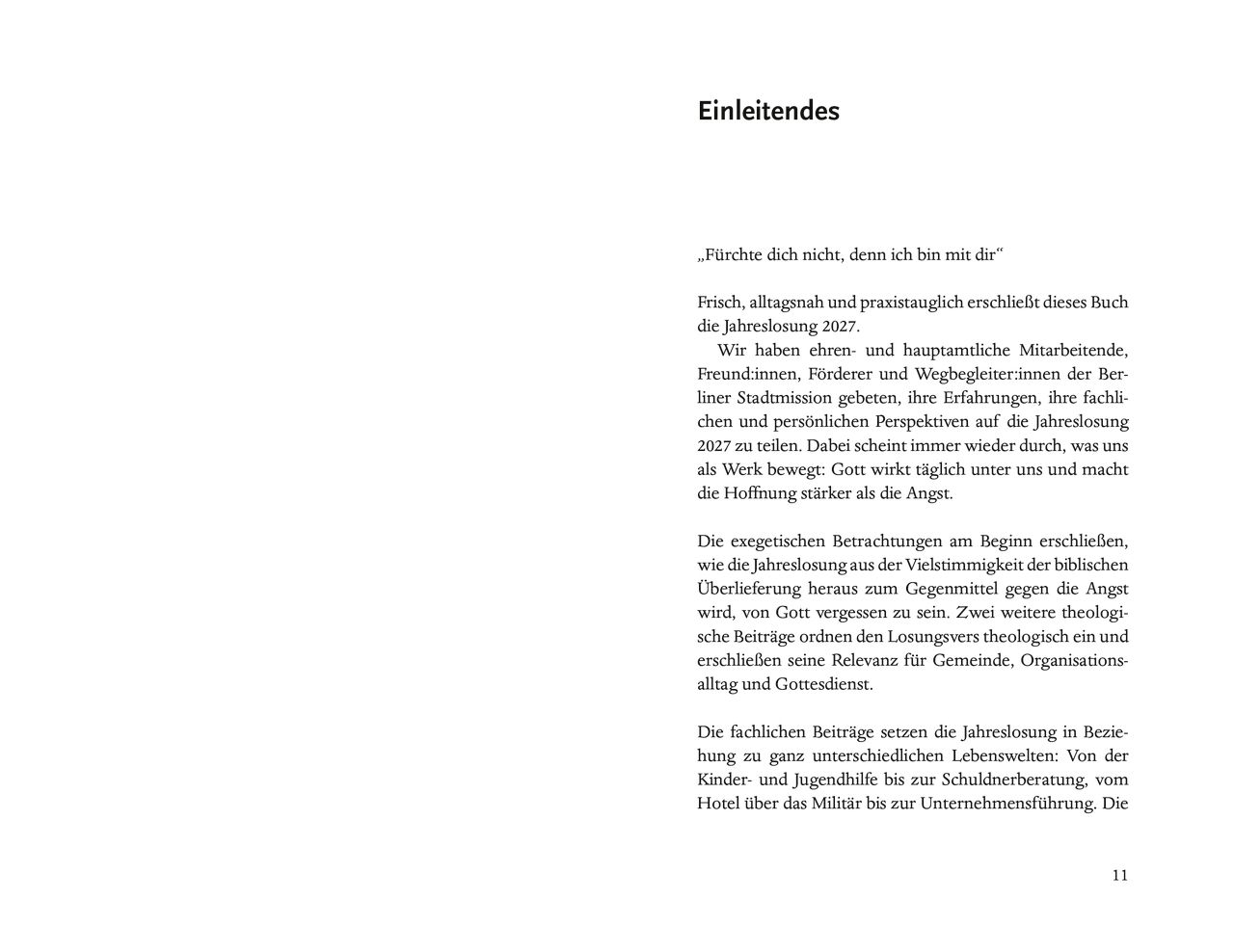 Buch - Fürchte dich nicht, denn ich bin mit dir