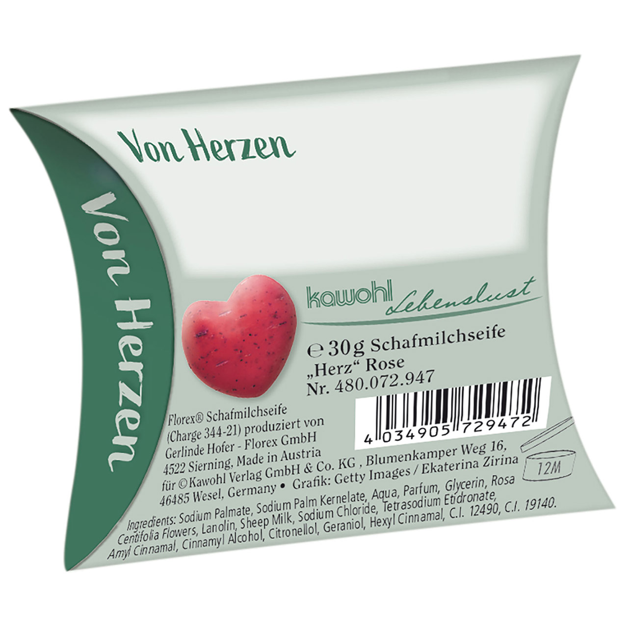 Seife - fest - Schön, dass es dich gibt - Grafik Blumen