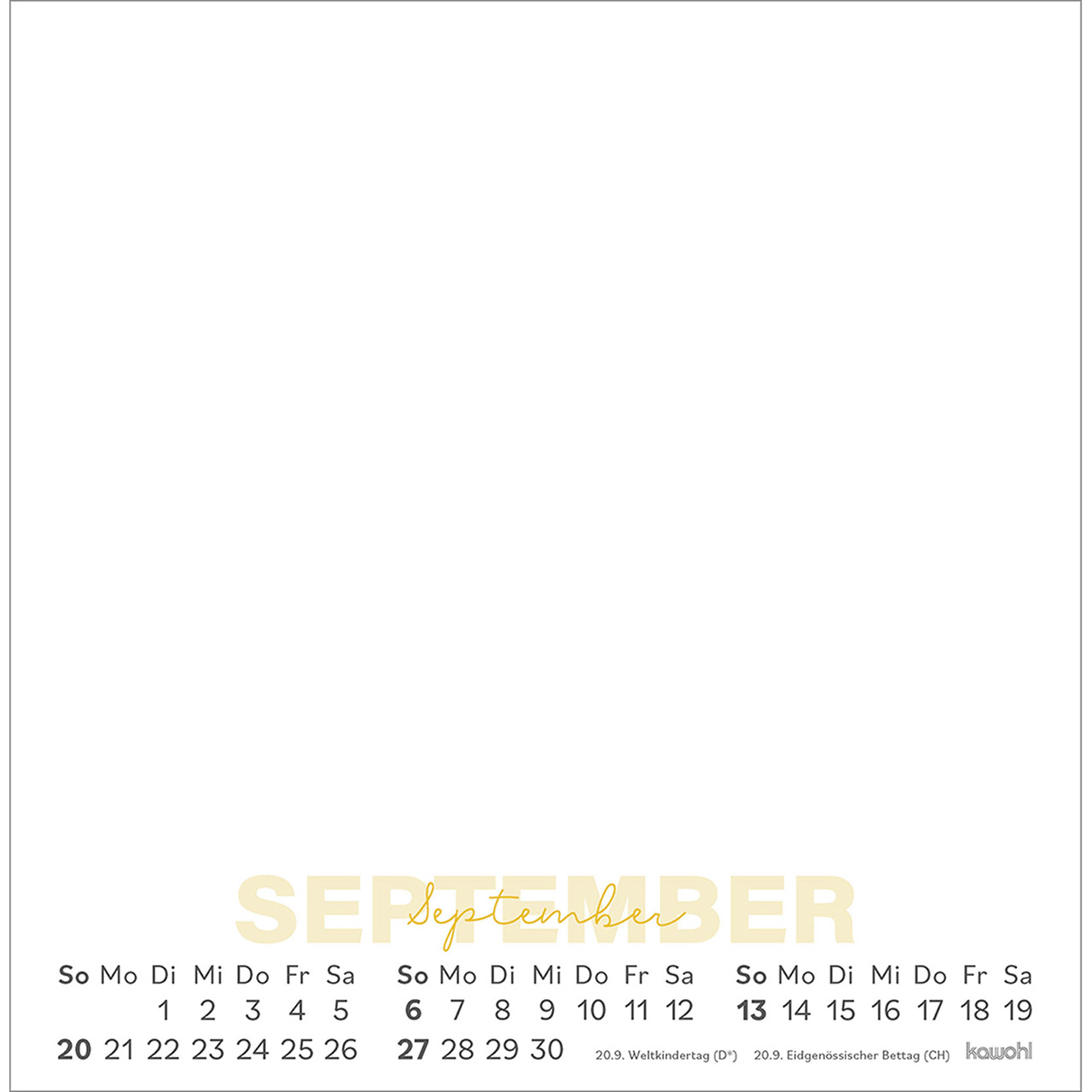 Tischkalender - Einblicke 2026