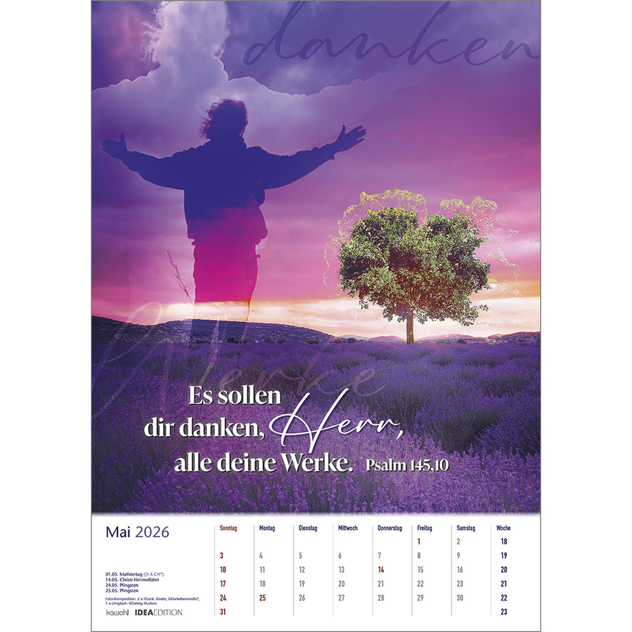 Posterkalender - Auf seinem Weg 2026