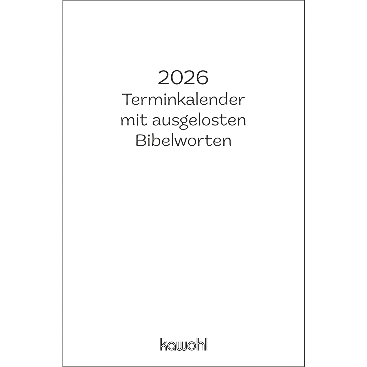 Terminkalender - Er ist immer bei mir 2026