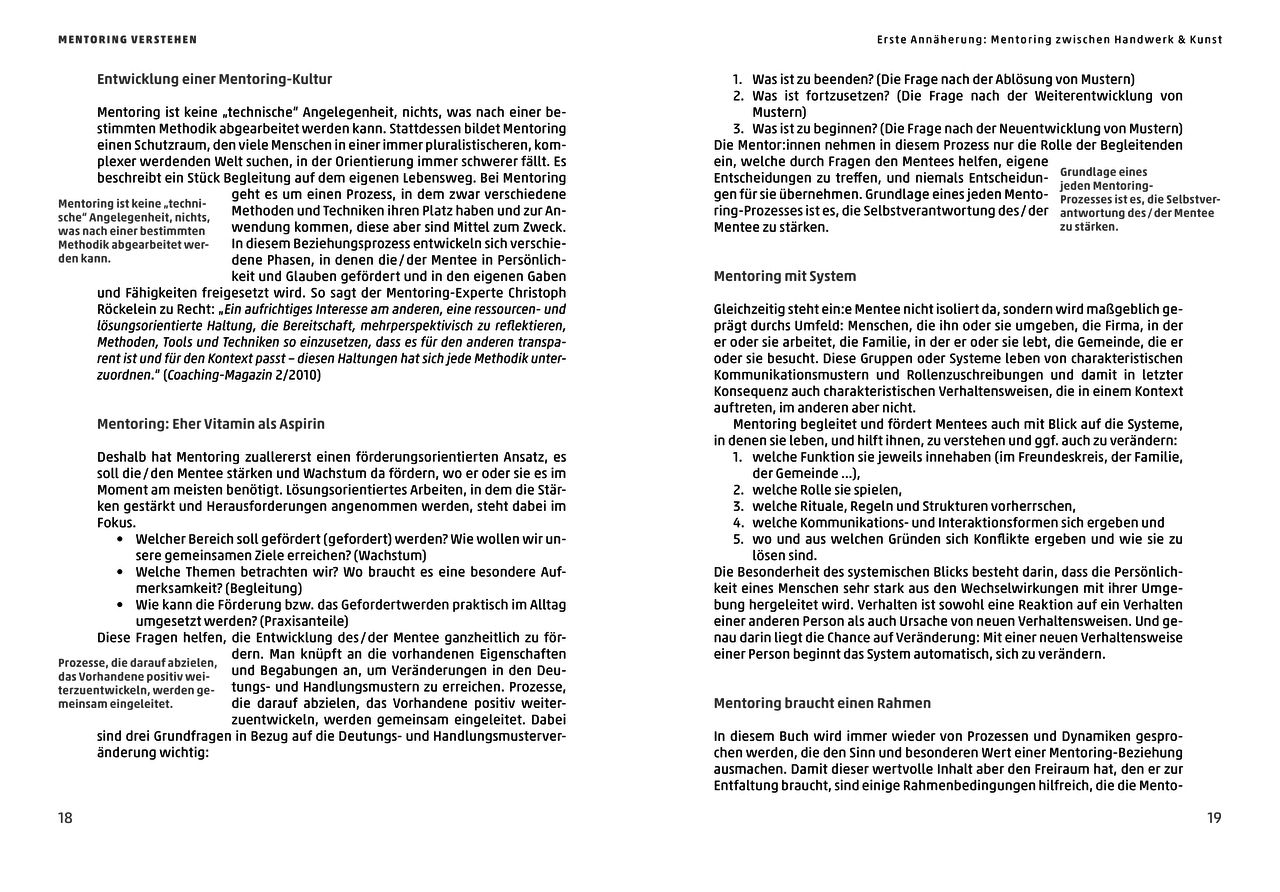 Buch - Mentoring - Das Praxisbuch