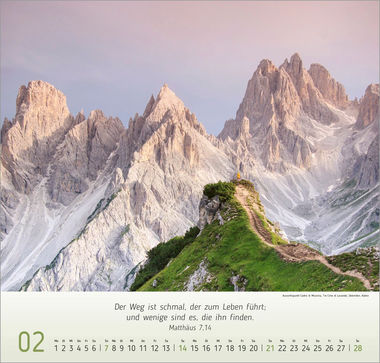 Wandkalender - Berg-Impressionen 2027 Wandkalender