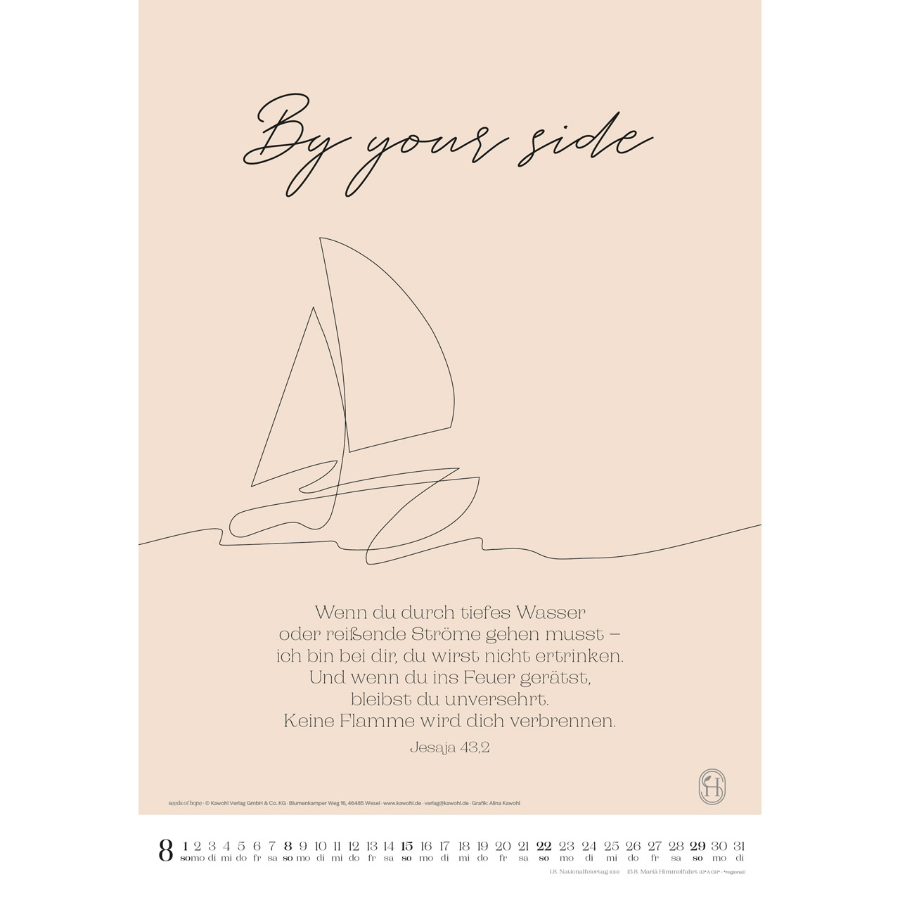Wandkalender - Wonderfully created 2027