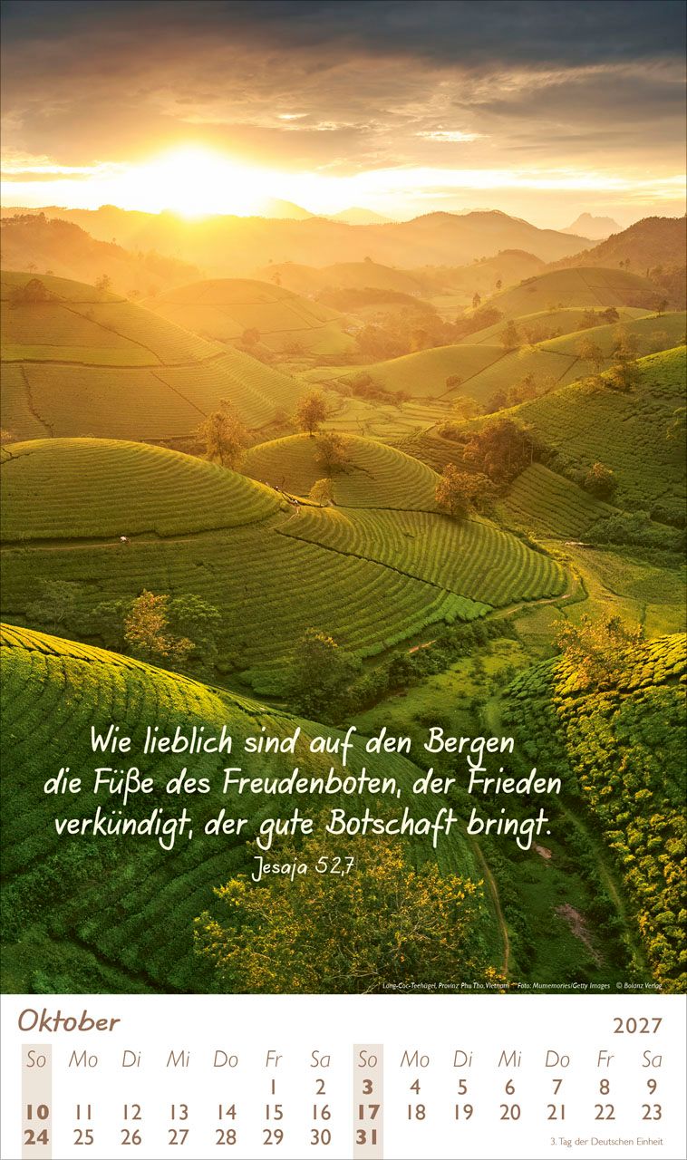 Posterkalender - Faszinierende Schöpfung 2027 Posterkalender