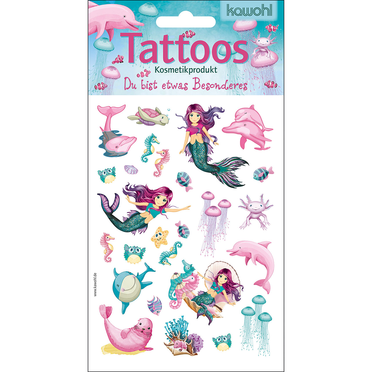 Du bist etwas Besonderes Tattoos - Du bist etwas Besonderes - Meerjungfrau Delfine Quallen Robbe Seestern Fisch