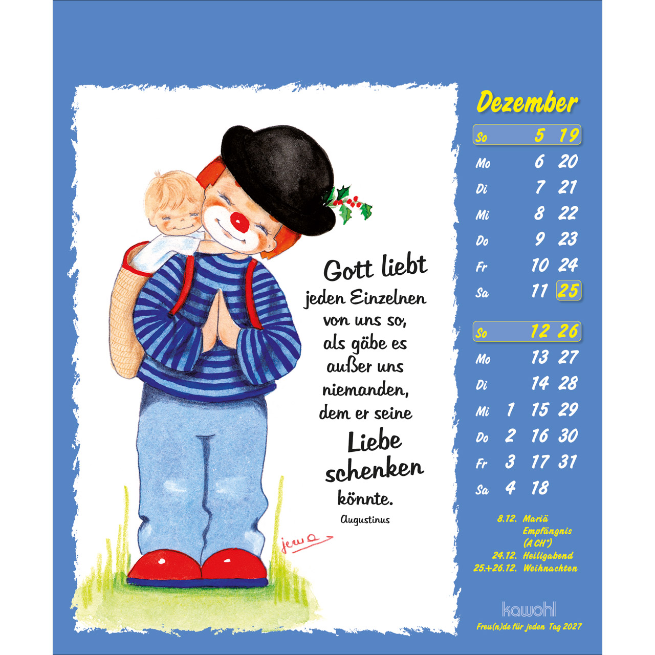 Postkartenkalender - Freu(n)de für jeden Tag 2027